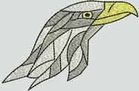 BFC1106 Stained Glass-Eagle