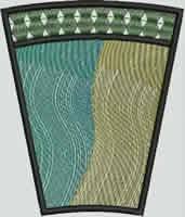 BFC1114 Stained Glass Butterfly in a Circle