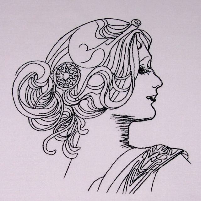 Art Nouveau Lady