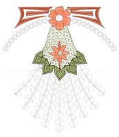 BFC1123 Flowers with Bits of Lace