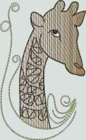 BFC1186 Decorative Element Series-Filled Giraffes