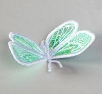 BFC1251 	Lace Applique Bowl and Doily