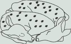 BFC1321 DES-Blackwork Deer