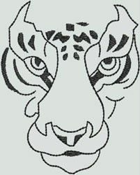BFC1351 Blackwork Tigers