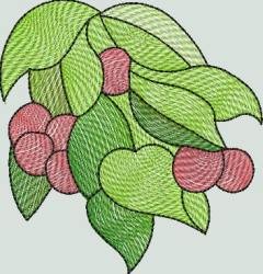 BFC1359 Stained Glass - Cockatoo in a Cherry Tree