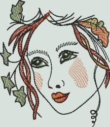 BFC1401 Sally King's Green Man Series Lady Autumn