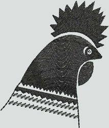 BFC1428 Blackwork Roosters
