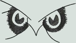 BFC1447 Blackwork Owls