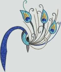 BFC1476 Large Decorative Peacock