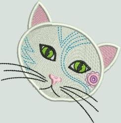 BFC1534 Applique or Not Adorable Felines