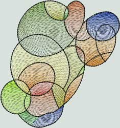 BFC1543 Stained Glass Quilt Squares-Abstract Patterns