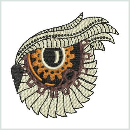 BFC1575 Steampunk Owlbert Einstein