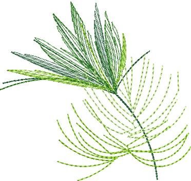 BFC1592 Backgrounds - Jungle Leaves