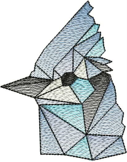 BFC1674 Stained Glass Birds