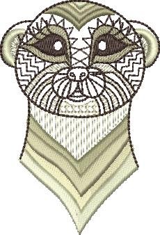 BFC1687 Shades of Tangled Animals