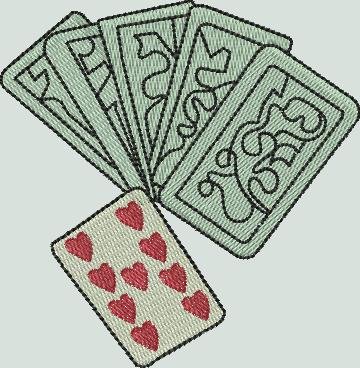 BFC1697 The Owl's Game of Cards