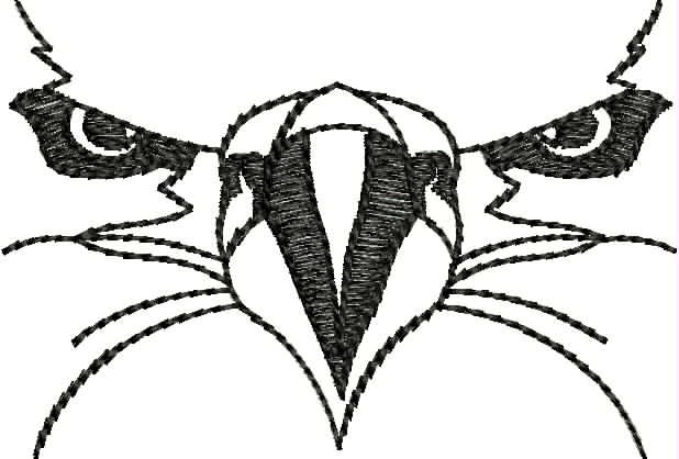 BFC1714 Blackwork Eagles
