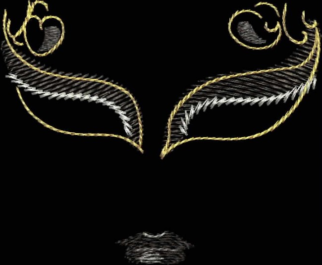 BFC1716 Large Venetian Mask