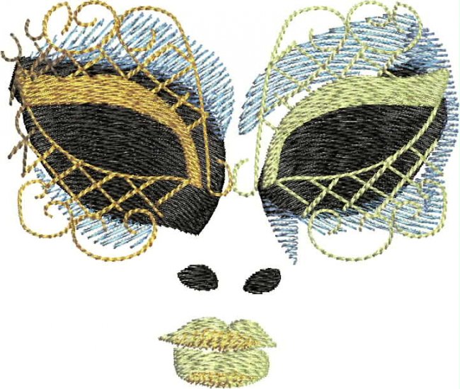 BFC1726 Large Venetian Mask II