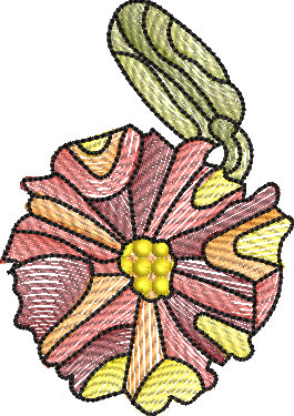 BFC1742 Stained Glass Floral Blocks