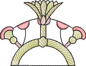 BFC1908 Art Nouveau Stained Glass Placemats