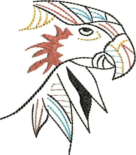 BFC1936 Large Decorative Parrot