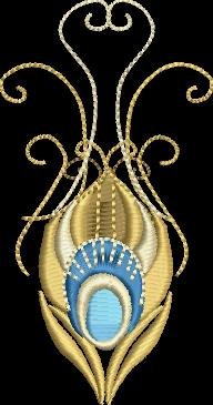 BFC1941 Peacock Medallions