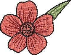 BFC1976 A Touch of William Morris - Poppies
