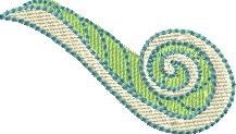 BFC1982 Aquamarine Paisley and More