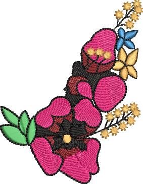 BFC2000 Embellished Colorful Butterfly