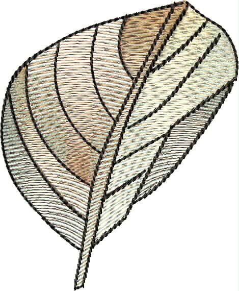 BFC2027 Stained Glass Autumn Leaves