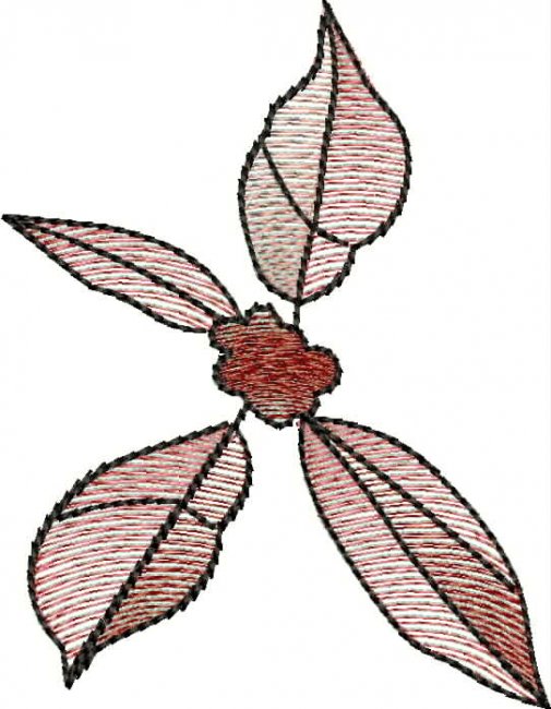 BFC2031 Stained Glass Poinsettias