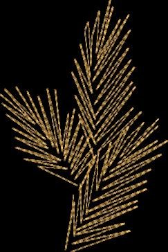 BFC2039 Golden Pinecones