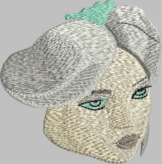 BFC2051 Large Fairy with Silver Hair