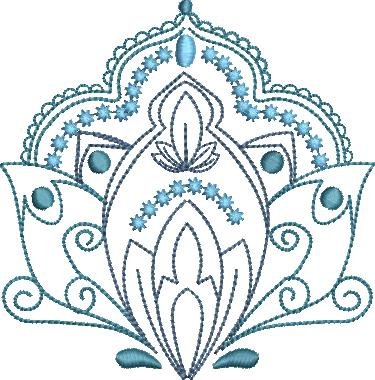 BFC2139 Lotus Motif