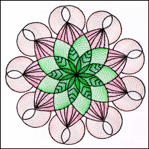 FBFC0214 Pretty Mandala