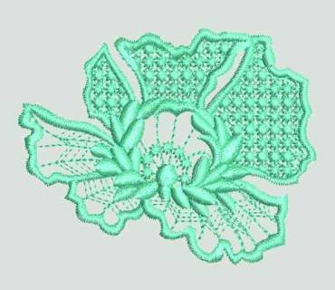 BFC0274 Lace Bowl Floral Elegance
