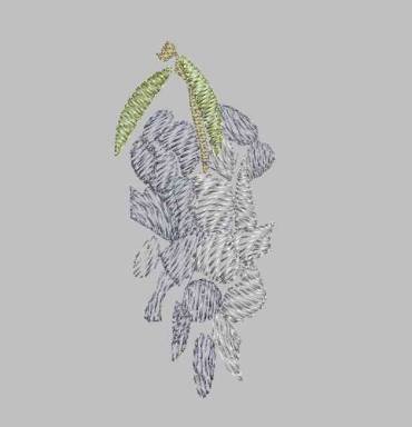 BFC0318   Lace Bowl & Doily  Wisteria