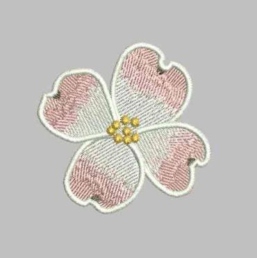 BFC0327   Lace Bowl & Doily  Three Dimensional Dogwood