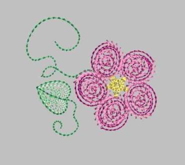 BFC0346 Feathers & Flowers