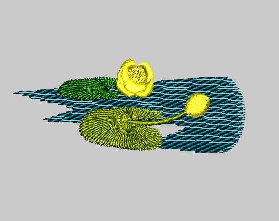 BFC0359   Lace Bowl & Doily Swans and Water Lilies