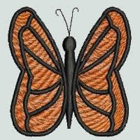 BFC0377 Lace Sculpture 3D Butterflies