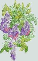 BFC0464 Window - Lady with Lilacs