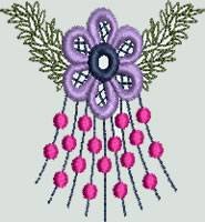 BFC0589 Crystal Flowers