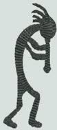 BFC0748 QIH Kokopelli Handbag