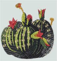 BFC0882 Colors of the West Window Series The Cactus