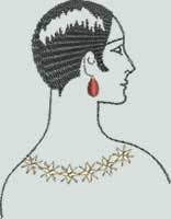 BFC0897 20s French Lady's Fashion