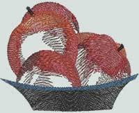 BFC0932 Window-Still Life Fantasy-Apples