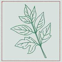 BFC0937 Leaf Quiltables