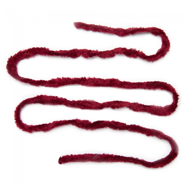 Dark Red Chenille